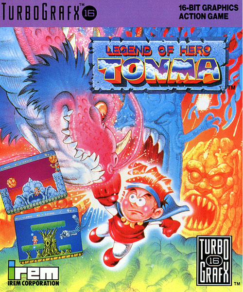 Legend of Hero Tonma (USA) Box Scan
